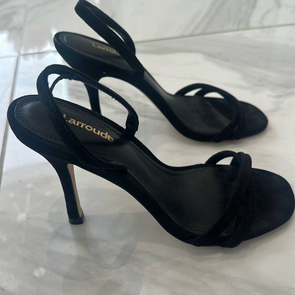 Larroude Annie slingback stilleto